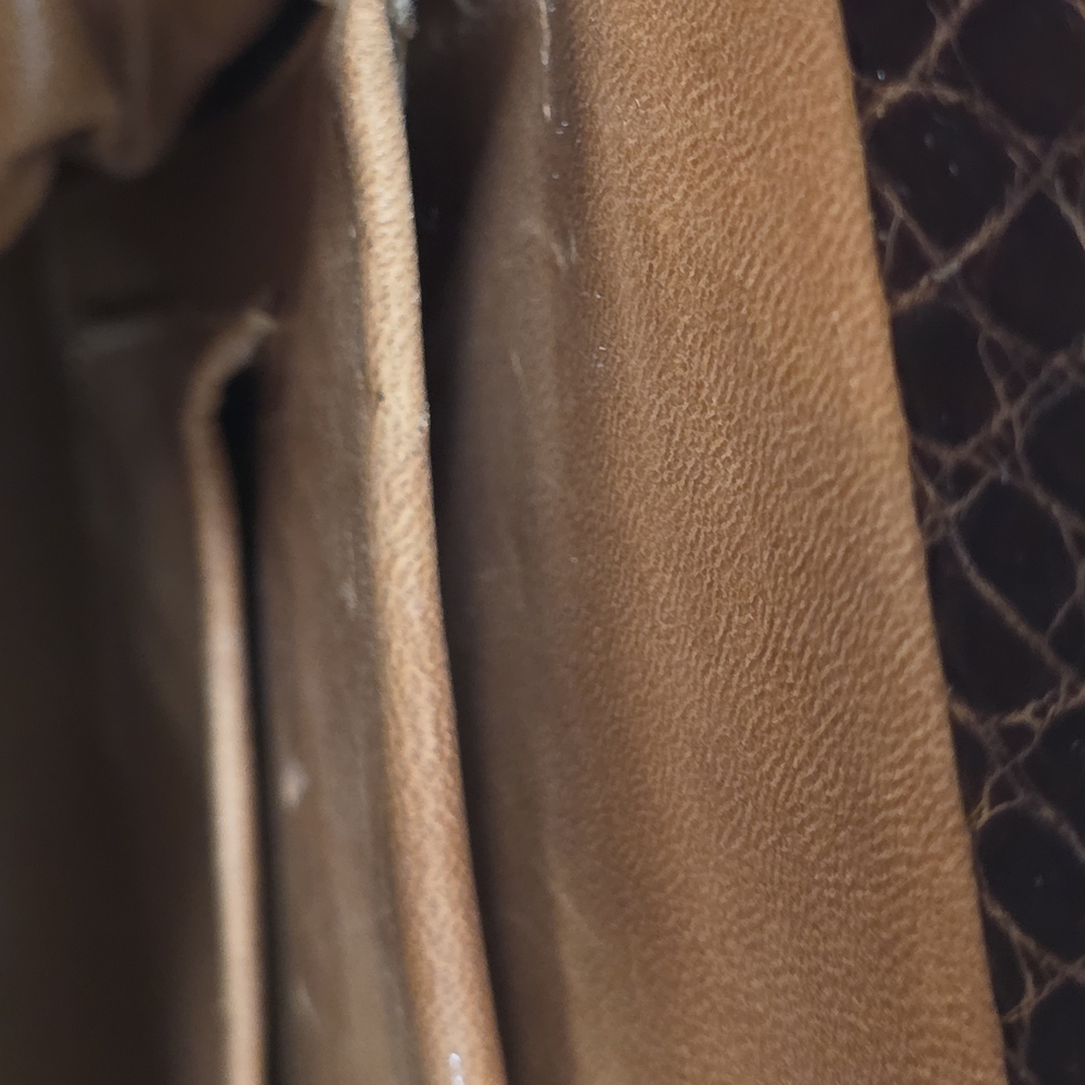 VINTAGE - 1950's Deauville Crocodile Handbag - Picture 6 of 11